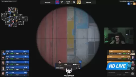 Poster siaran Lfo 10 VS MOUZ NXT