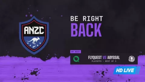 Poster siaran FlyQuest VS Ground Zero/Abyssal winner