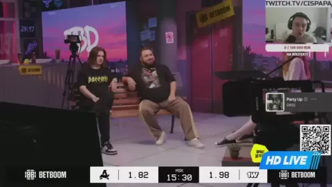 Poster siaran Team Yandex VS LGD Gaming