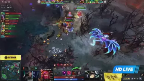 Poster siaran Aurora Gaming VS LGD Gaming