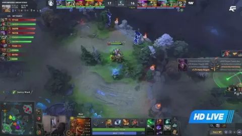 Poster siaran Team Liquid VS 1w Team