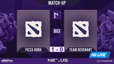 Poster siaran Pizza Hook VS Team Revenant