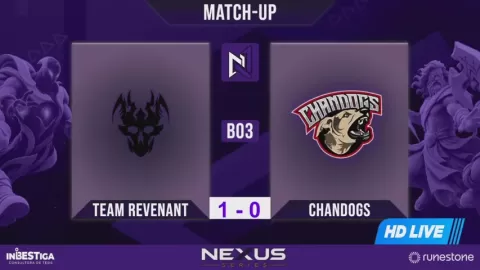 Poster siaran Team Revenant VS Chandogs