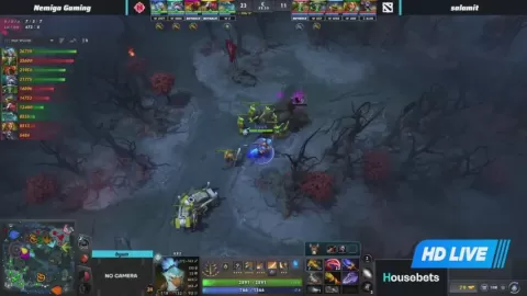 Poster siaran salamit VS Nemiga Gaming