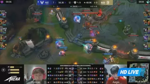 Poster siaran Team Vitality VS RED Canids