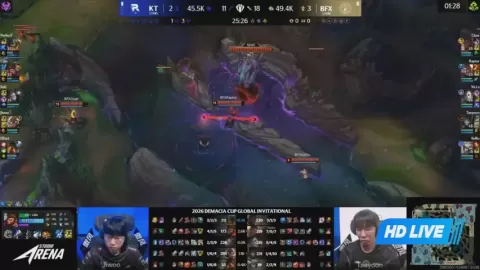 Poster siaran BNK FearX VS KT Rolster