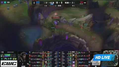 Poster siaran Bilibili Gaming VS Movistar KOI