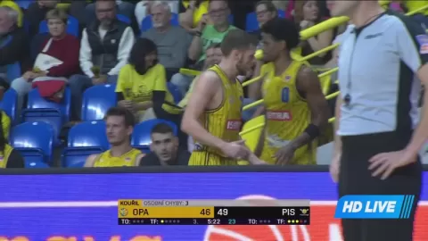 Poster siaran BK Opava VS Srsni Pisek