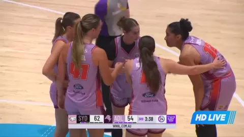 Poster siaran Sydney Flames Women VS Adelaide Link Lightning Women