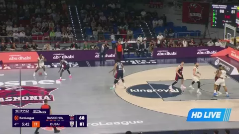 Poster siaran Baskonia Vitoria VS Dubai
