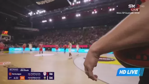 Poster siaran Olympiacos Piraeus B.C. VS Fenerbahçe Tarfin