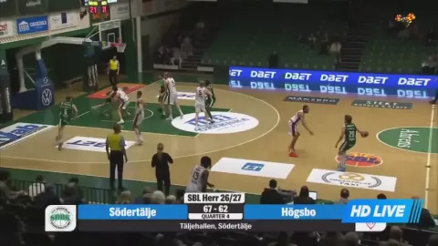 Poster siaran Sodertalje BBK VS Hogsbo Basket
