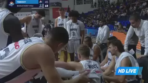 Poster siaran KK Buducnost VS Napoli Basket