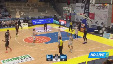 Poster siaran Koping Stars VS Uppsala Basket