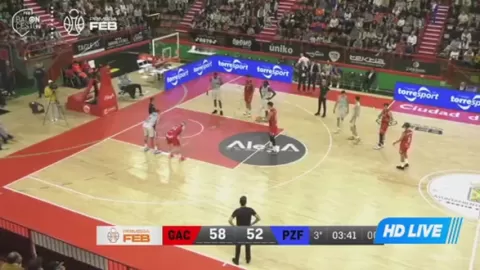 Poster siaran Grupo Alega Cantabria VS Baloncesto Fuenlabrada