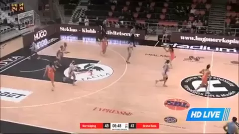 Poster siaran Norrkoping Dolphins Women VS Brahe Women