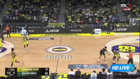 Poster siaran Fenerbahçe Tarfin VS Glint Korfez Basket