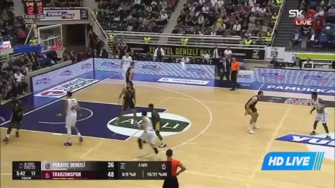 Poster siaran Denizli Basket VS Medical Park Trabzonspor