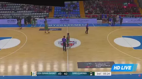 Poster siaran Cedi Osman Basketbol VS Darussafaka Basketball