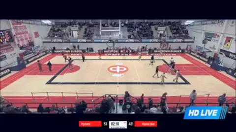 Poster siaran Pyrinto Tampere VS Kipina Basket