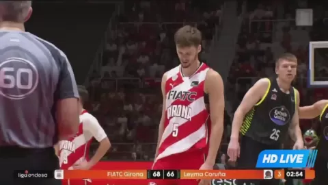 Poster siaran Basquet Girona VS Basquet Coruna