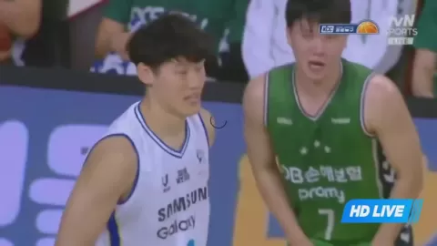 Poster siaran Wonju Dongbu Promy VS Seoul Samsung Thunders