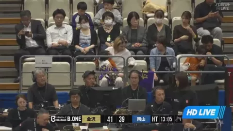 Poster siaran Kanazawa Samuraiz VS TryHoop Okayama