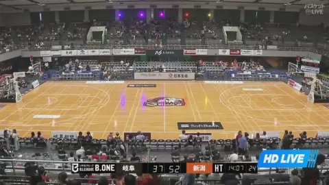Poster siaran Gifu Swoops VS Niigata Albirex BB