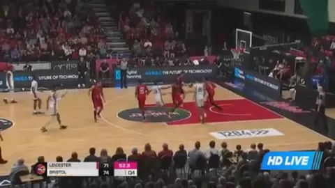 Poster siaran Leicester Riders VS Bristol Academy Flyers