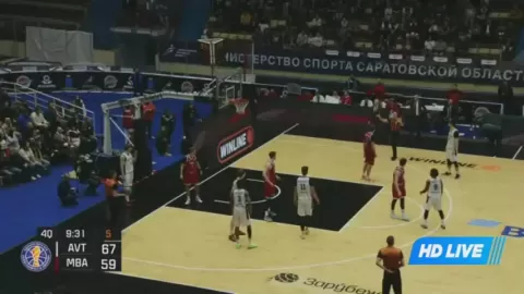 Poster siaran Avtodor Saratov VS MBA Moscow
