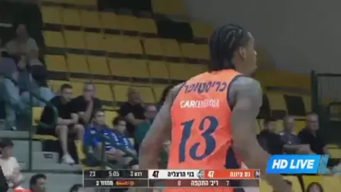 Poster siaran Ironi Nes Ziona VS Bnei Herzliya