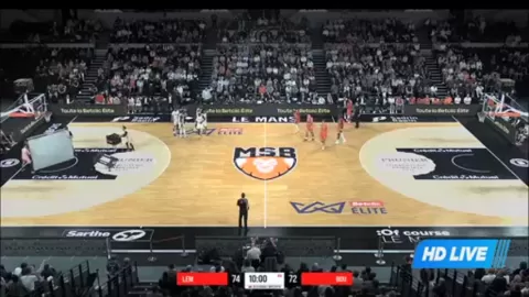 Poster siaran Le Mans VS JL Bourg-en-Bresse