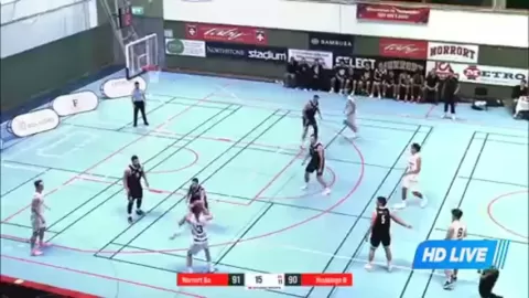 Poster siaran Norrort Basket VS Huddinge