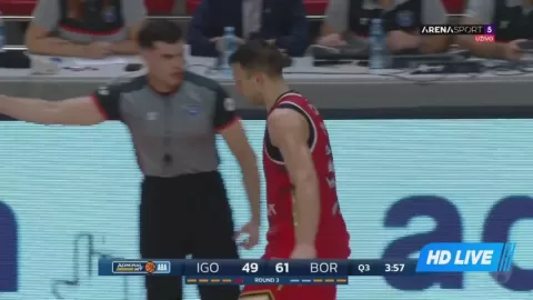 Poster siaran KK Igokea VS Borac