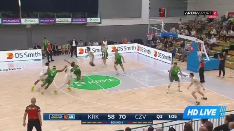 Poster siaran KK Krka VS Crvena Zvezda Belgrade