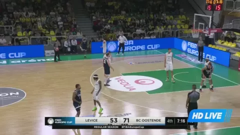 Poster siaran ONYX Levice VS Telindus Oostende