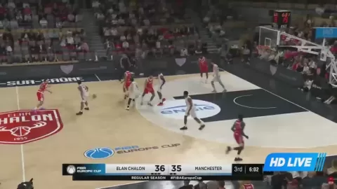 Poster siaran Chalon/SaÔne VS Manchester Basketball