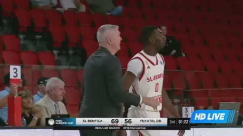 Poster siaran Lisboa e Benfica VS Denizli Basket