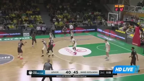 Poster siaran ONYX Levice VS Szolnoki Olajbanyasz