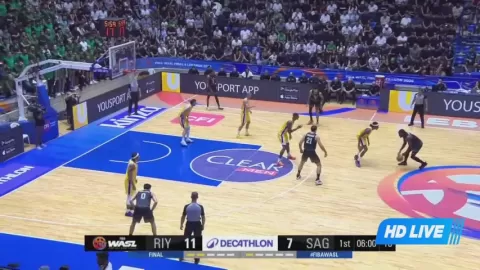Poster siaran Al Riyadi Beirut VS Sagesse Al Hekmeh Beirut