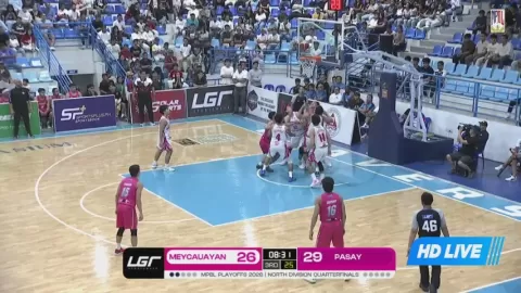 Poster siaran Pasay Voyagers VS Meycauayan
