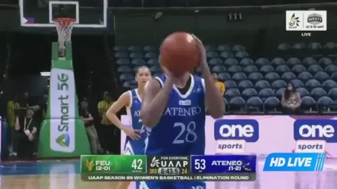 Poster siaran FEU Lady Tamaraws Women VS ADMU Eagles Women