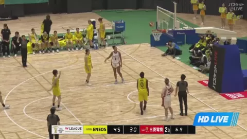 Poster siaran ENEOS Sunflowers Women VS Mitsubishi Electric Dolphins Women