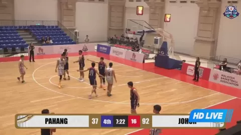 Poster siaran Pahang VS Johor Southern Tiger BC