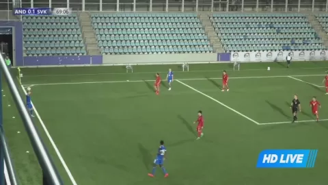 Poster siaran Andorra U21 VS Slovakia U21