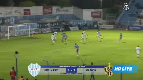 Poster siaran Gimnasia y Tiro VS Atletico Atlanta