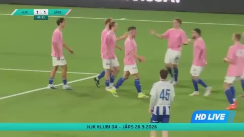 Poster siaran Klubi 04 Helsinki VS Ekenas IF Fotboll
