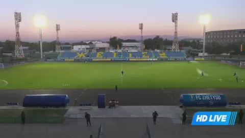 Poster siaran FC Zhetysu Taldykorgan VS Kaisar Kyzylorda