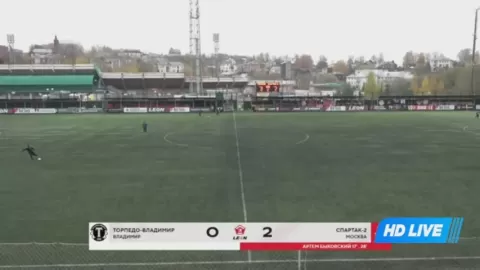 Poster siaran Torpedo Vladimir VS Spartak 2 Moscow