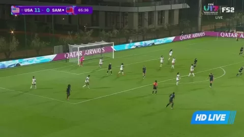 Poster siaran USA U17 Women VS Samoa U17 Women
